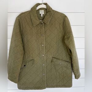 Joie Quilted Barn Jacket- large